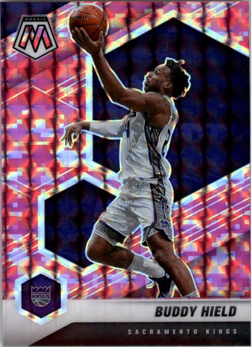 2020-21 Panini Mosaic Buddy Hield Sacramento Kings #67 Pink Camo