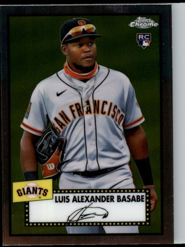 2021 Topps Chrome Platinum Anniversary Luis Alexander Basabe San Francisco