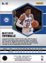 Load image into Gallery viewer, 2020-21 Panini Mosaic Matisse Thybulle Philadelphia 76ers #62