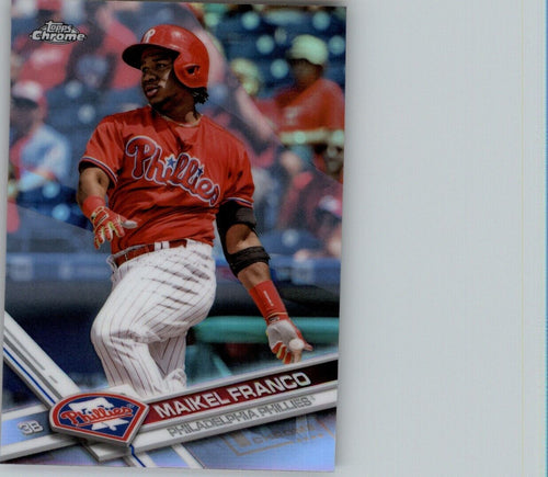2017 Topps Chrome Maikel Franco Philadelphia Phillies #119