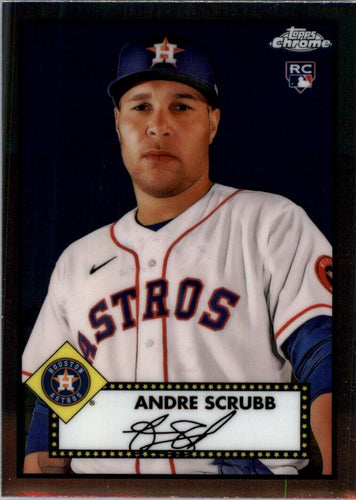 2021 Topps Chrome Platinum Anniversary Andre Scrubb Houston Astros #134