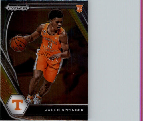 2021-22 Panini Prizm Draft Jaden Springer RC Tennessee Volunteers #120