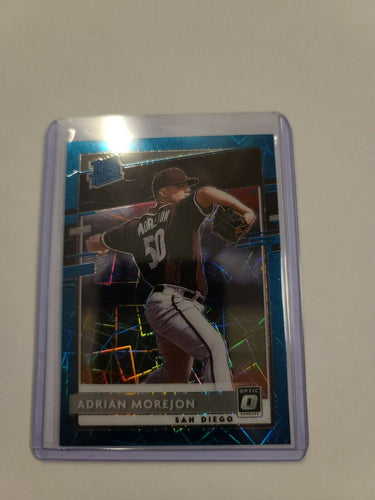 2020 Donruss Optic Rated Rookies Teal Velocity #55 Adrian Morejon /35