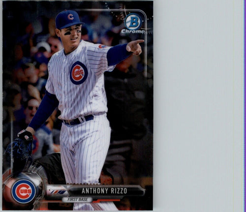 2017 Bowman Chrome Anthony Rizzo Chicago Cubs #48