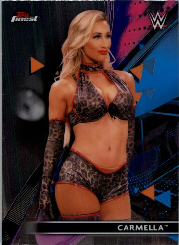 2021 Topps Finest WWE Carmella #47