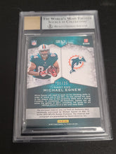Load image into Gallery viewer, Michael Egnew 2012 Panini Momentum Dual Material Sigs Auto 21/25 Dolphins BGS 9