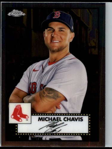 2021 Topps Chrome Platinum Anniversary Michael Chavis Boston Red Sox #154