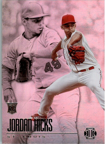 2018 Panini Chronicles Illusions Jordan Hicks RC St. Louis Cardinals #19