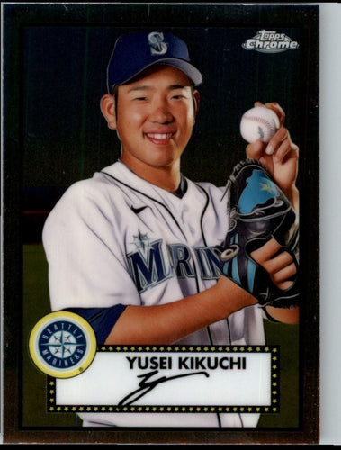 2021 Topps Chrome Platinum Anniversary Yusei Kikuchi Seattle Mariners #311