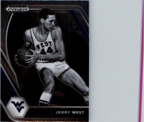 2021-22 Panini Prizm Draft Jerry West West Virginia Mountaineers #17