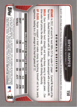 Load image into Gallery viewer, 2013 Bowman Bryce Harper Washington Nationals #150