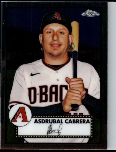 2021 Topps Chrome Platinum Anniversary Asdrubal Cabrera Arizona Diamondbacks