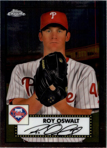 2021 Topps Chrome Platinum Anniversary Roy Oswalt Philadelphia Phillies #578