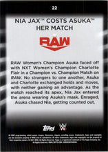 Load image into Gallery viewer, 2021 Topps WWE Women&#39;s Division Nia Jax #22