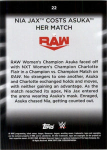 2021 Topps WWE Women's Division Nia Jax #22
