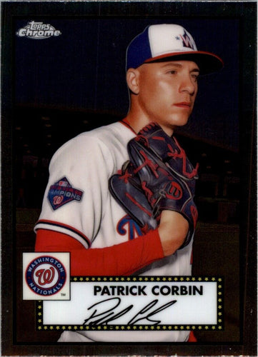 2021 Topps Chrome Platinum Anniversary Patrick Corbin Washington Nationals #285
