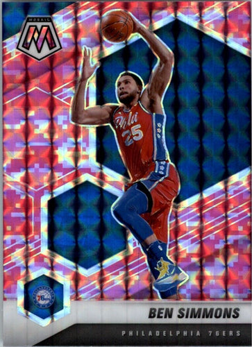 2020-21 Panini Mosaic Ben Simmons Philadelphia 76ers #104 Pink Camo
