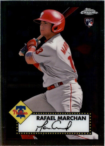 2021 Topps Chrome Platinum Anniversary Rafael Marchan RC Philadelphia Phillies