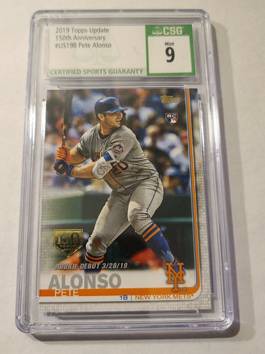 2019 Pete Alonso Topps Update 150th Anniversary RD #US198  CSG 9