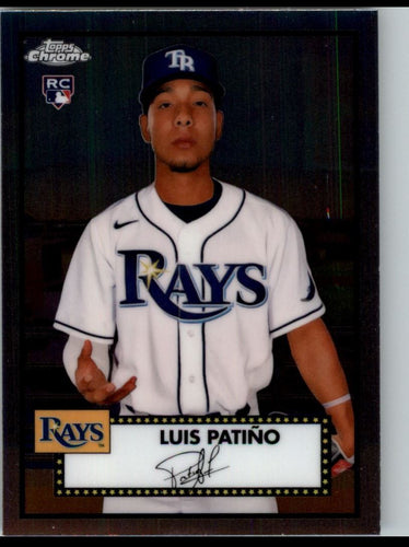 2021 Topps Chrome Platinum Anniversary Luis Patiño Tampa Bay Rays #82
