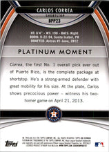 Load image into Gallery viewer, 2013 Bowman Platinum Prospects Carlos Correa RC Houston Astros #BPP23