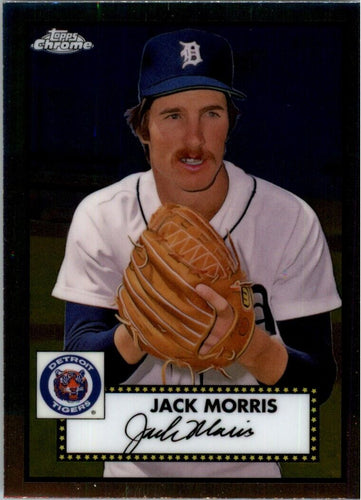 2021 Topps Chrome Platinum Anniversary Jack Morris Detroit Tigers #658