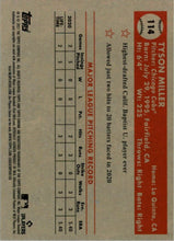 Load image into Gallery viewer, 2021 Topps Chrome Platinum Anniversary Tyson Miller RC Chicago Cubs #114