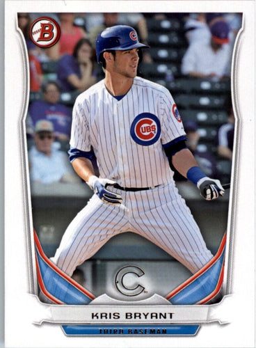 2014 Bowman Draft Picks & Prospects Top Kris Bryant Chicago Cubs #TP-62