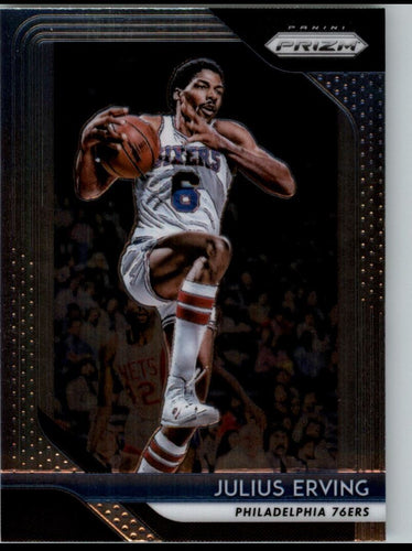 2018-19 Panini Prizm Julius Erving Philadelphia 76ers #95