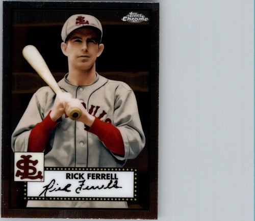 2021 Topps Chrome Platinum Anniversary Rick Ferrell St. Louis Browns #637