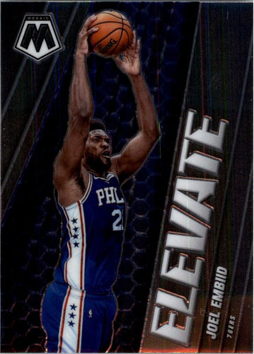 2020-21 Panini Mosaic Elevate Joel Embiid Philadelphia 76ers #20