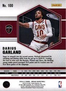 2020-21 Panini Mosaic Darius Garland Cleveland Cavaliers #100
