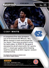 Load image into Gallery viewer, 2021-22 Panini Prizm Draft Coby White Chicago Bulls #35 Blue Disco