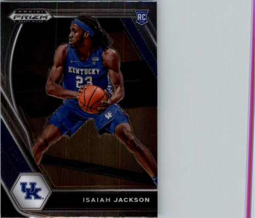 2021-22 Panini Prizm Draft Isaiah Jackson RC Kentucky Wildcats #117