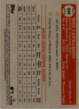 Load image into Gallery viewer, 2021 Topps Chrome Platinum Anniversary Nick Castellanos Cincinnati Reds #249