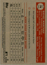 Load image into Gallery viewer, 2021 Topps Chrome Platinum Anniversary Rafael Marchan RC Philadelphia Phillies