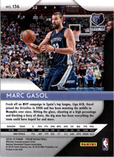 Load image into Gallery viewer, 2018-19 Panini Prizm Marc Gasol Memphis Grizzlies #136