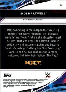 2021 Topps Finest WWE Indi Hartwell RC #84