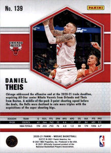 2020-21 Panini Mosaic Daniel Theis Chicago Bulls #139