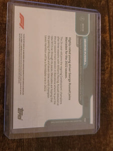 2022 F1 TOPPS NOW Road to 2022 Young Star Joins Mercedes Card #P06 /99 SP