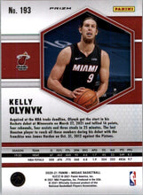 Load image into Gallery viewer, 2020-21 Panini Mosaic Kelly Olynyk Miami Heat #193 Green Mosaic