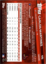 Load image into Gallery viewer, 2017 Topps Chrome Carlos Martinez St. Louis Cardinals #46