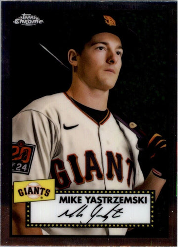 2021 Topps Chrome Platinum Anniversary Mike Yastrzemski San Francisco Giants
