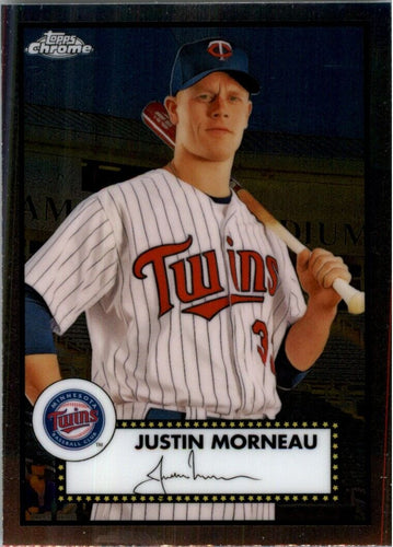 2021 Topps Chrome Platinum Anniversary Justin Morneau Minnesota Twins #479