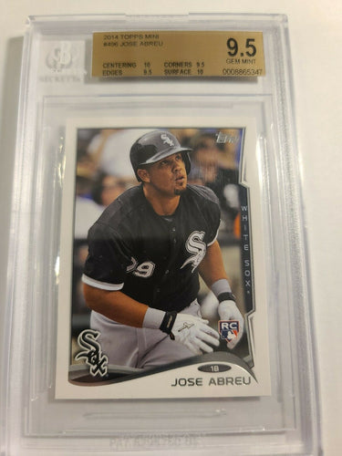 2014 Topps Mini Jose Abreu RC  BGS 9.5  White Sox MLB POY  MVP
