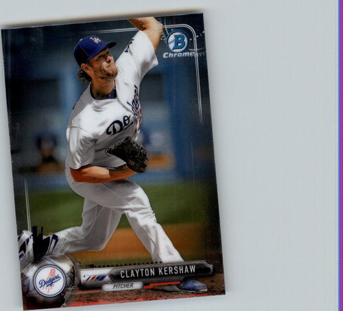 2017 Bowman Chrome Clayton Kershaw Los Angeles Dodgers #93