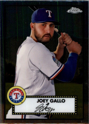 2021 Topps Chrome Platinum Anniversary Joey Gallo Texas Rangers #202