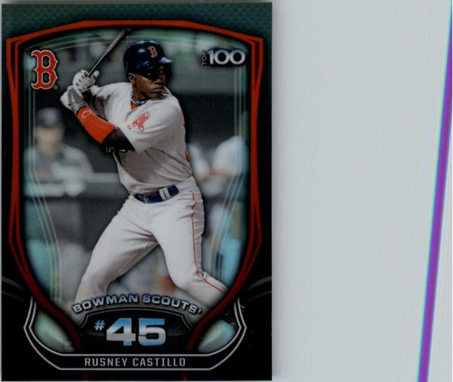 2015 Bowman Scouts Top 100 Rusney Castillo Boston Red Sox #BTP-45