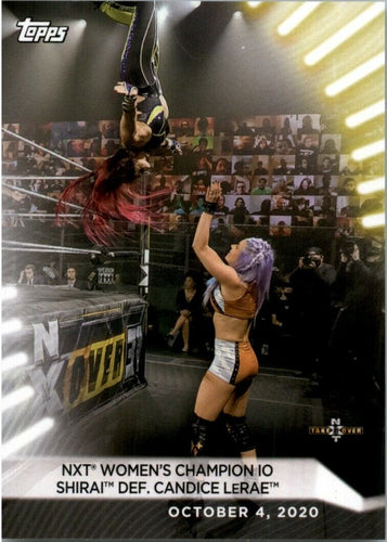 2021 Topps WWE Women's Division Io Shirai Candice LeRae #78