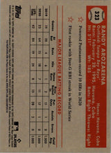 Load image into Gallery viewer, 2021 Topps Chrome Platinum Anniversary Randy Arozarena Tampa Bay Rays #323